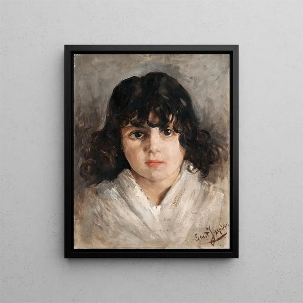 Studio sulle ragazze spagnole - Ernst Josephson — quadro incorniciato alla parete