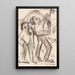 Archer - Ernst Ludwig Kirchner — quadro incorniciato alla parete