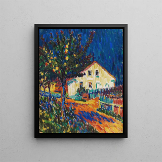 Ernst Ludwig Kirchner - Dorfstrae mit Apfelbumen.webp