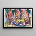 Famiglia sulla prateria - Ernst Ludwig Kirchner — quadro incorniciato alla parete