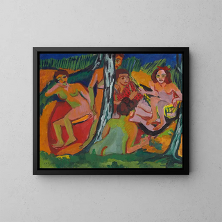 Ernst Ludwig Kirchner - Forest Scene Moritzburg Lakes.webp