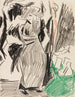 Donna di fronte allo specchio - Ernst Ludwig Kirchner — vista dell’opera