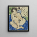 Accovacciato con un libro - Ernst Ludwig Kirchner — quadro incorniciato alla parete