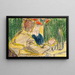 Kirchner e Dodo al Café Dresde - Ernst Ludwig Kirchner — quadro incorniciato alla parete