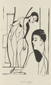Artista e modello - Ernst Ludwig Kirchner — vista dell’opera