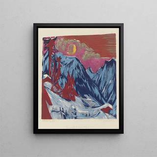 Ernst Ludwig Kirchner - Lngmatte bei Monduntergang.webp