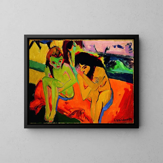 Ernst Ludwig Kirchner - Nackte Mdchen unterhalten sich.webp