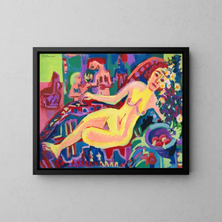 Ernst Ludwig Kirchner - Nacktes Mdchen auf Diwan.webp