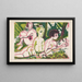 Donne Nude con un Bambino nella Foresta - Ernst Ludwig Kirchner — quadro incorniciato alla parete