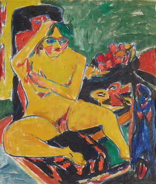 Ernst Ludwig Kirchner - Nude at the Studio.webp