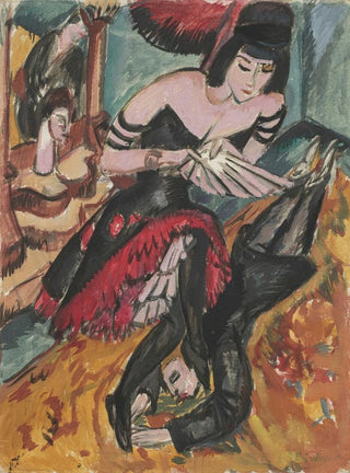 Ernst Ludwig Kirchner - Pantomime Reimann Die Rache der Tnzerin.webp