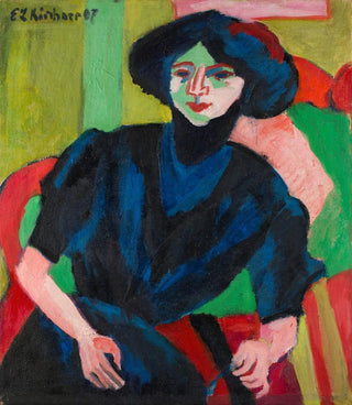 Ernst Ludwig Kirchner - Portrait of Gerti.webp