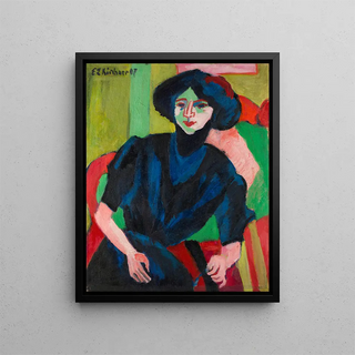 Ernst Ludwig Kirchner - Portrait of Gerti.webp