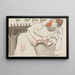 Donna a riposo - Ernst Ludwig Kirchner — quadro incorniciato alla parete
