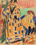 Autoritratto con modella - Ernst Ludwig Kirchner — vista dell’opera