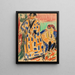 Autoritratto con modella - Ernst Ludwig Kirchner — quadro incorniciato alla parete