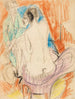 Autoritratto con Gerda Mann e una donna seduta nel atelier - Ernst Ludwig Kirchner — vista dell’opera