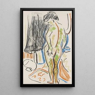 Ernst Ludwig Kirchner - Stehender weiblicher Akt.webp