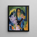Domenica nelle Alpi - Ernst Ludwig Kirchner — quadro incorniciato alla parete