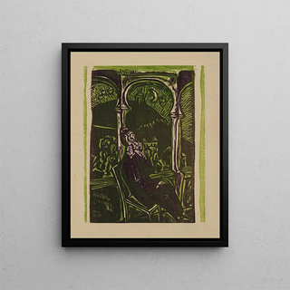 Ernst Ludwig Kirchner - Trumender Mann Botho Graef auf seinem Balkon sitzend Jena.webp