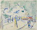 Rivage con fiori a Dresda - Ernst Ludwig Kirchner — vista dell’opera