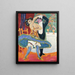 Teatro di vaudeville Coppia di ballerini inglesi - Ernst Ludwig Kirchner — quadro incorniciato alla parete