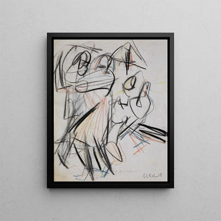 Ernst Ludwig Kirchner - Vier tanzende Bauern.webp