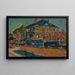 Villa a Dresda - Ernst Ludwig Kirchner — quadro incorniciato alla parete