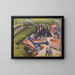 Port occidentale a Francoforte sul Meno - Ernst Ludwig Kirchner — quadro incorniciato alla parete