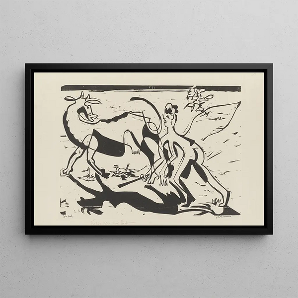 Ernst Ludwig Kirchner - Wilde Kuh und Hirt.webp