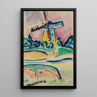 Ernst Ludwig Kirchner - Windmhle Eine Windmhle auf Fehmarn.webp