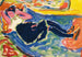 Femme aux bas noirs La Grande Grete - Ernst Ludwig Kirchner — vista dell’opera