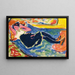 Femme aux bas noirs La Grande Grete - Ernst Ludwig Kirchner — quadro incorniciato alla parete
