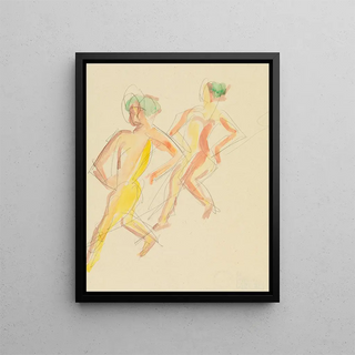 Ernst Ludwig Kirchner - Zwei Tanzende.webp