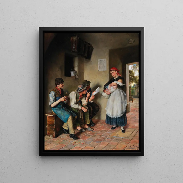 La progéniture - Ernst Nowak — quadro incorniciato alla parete