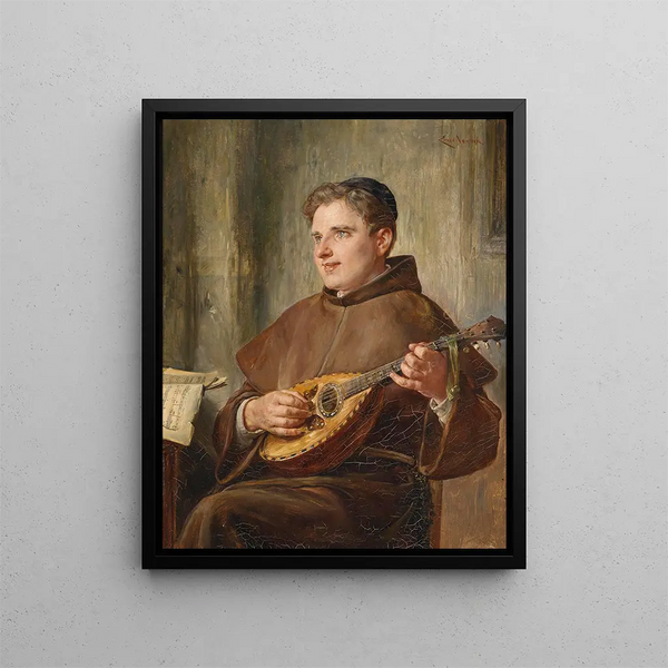 Monaco musicista - Ernst Nowak — quadro incorniciato alla parete
