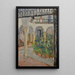 Cortile ad arcate in una casa spagnola - Ernst Schiess — quadro incorniciato alla parete