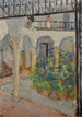 Cortile ad arcate in una casa spagnola - Ernst Schiess — vista dell’opera