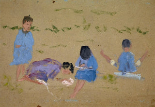 Ernst Schiess - Children Barefoot in the Green.webp