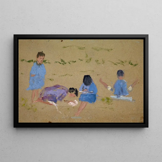 Ernst Schiess - Children Barefoot in the Green.webp