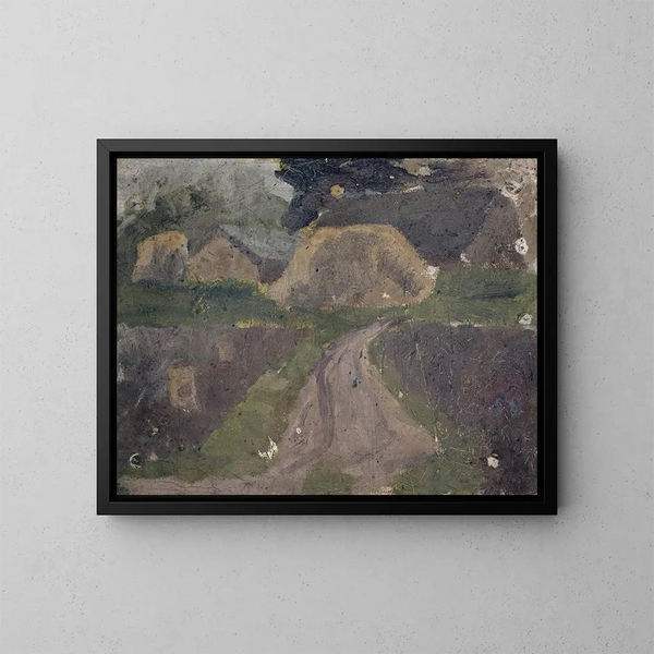 Ferme - Ernst Schiess — quadro incorniciato alla parete