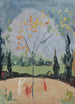 Albero autunnale con San Salvatore - Ernst Schiess — vista dell’opera