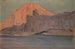 Mare e costa rocciosa con castello - Ernst Schiess — vista dell’opera