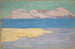 Bras de mer et chaîne de montagnes lointaine - Ernst Schiess — vista dell’opera