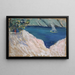 Baia con vela - Ernst Schiess — quadro incorniciato alla parete