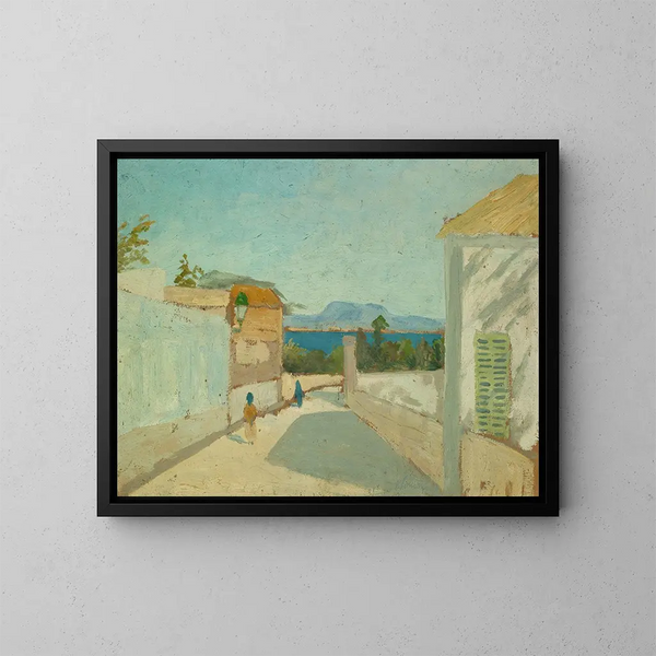 Paesaggio meridionale - Ernst Schiess — quadro incorniciato alla parete
