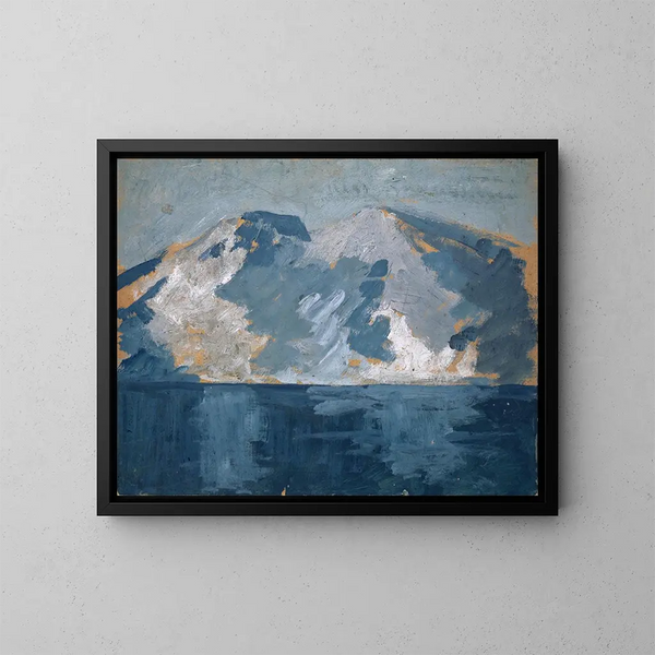Côte montagneuse - Ernst Schiess — quadro incorniciato alla parete
