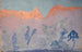 Montagne al tramonto - Ernst Schiess — vista dell’opera