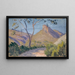Sentiero in una valle montuosa a Maiorca - Ernst Schiess — quadro incorniciato alla parete