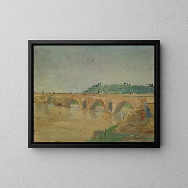Pont Molle - Ernst Schiess — quadro incorniciato alla parete